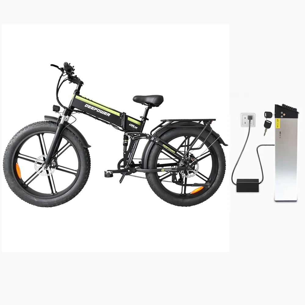DEEPOWER H26PRO 2000W Fat Tire Folding Electric Mountain Bike
