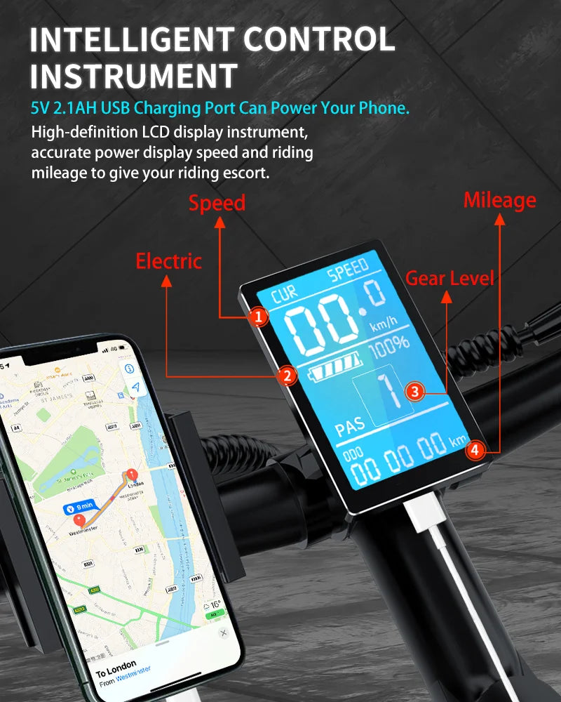 DEEPOWER H26PRO 2000W Fat Tire Folding Electric Mountain Bike