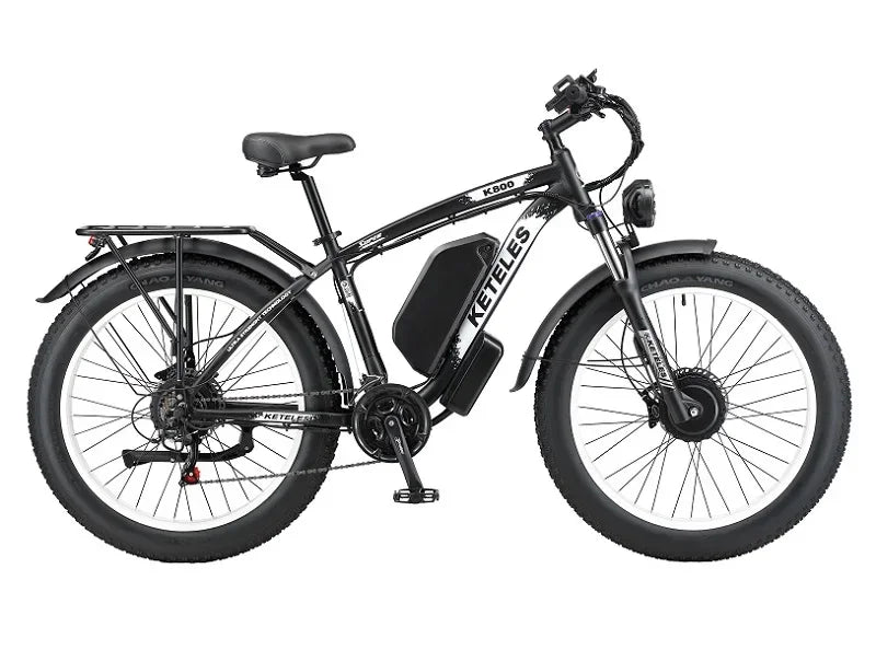 Keteles K800 2000W Fat Tire Bike Electric Mountain Bike - 2 Power Options Available!