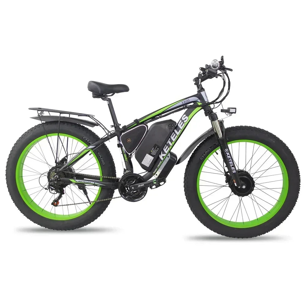 Keteles K800 2000W Fat Tire Bike Electric Mountain Bike - 2 Power Options Available!