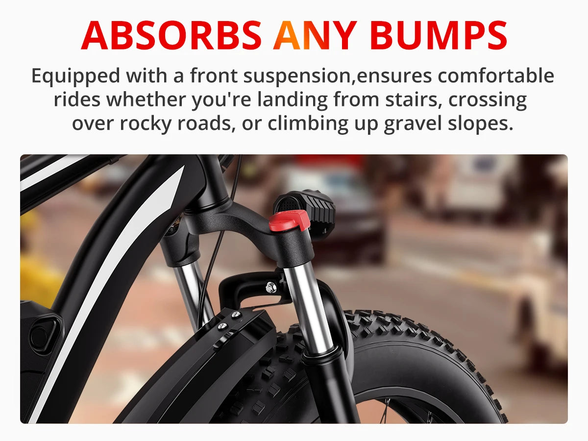 AMYET 1000w EB26 Fat Tire Hight Performance Electric Mountain Bike