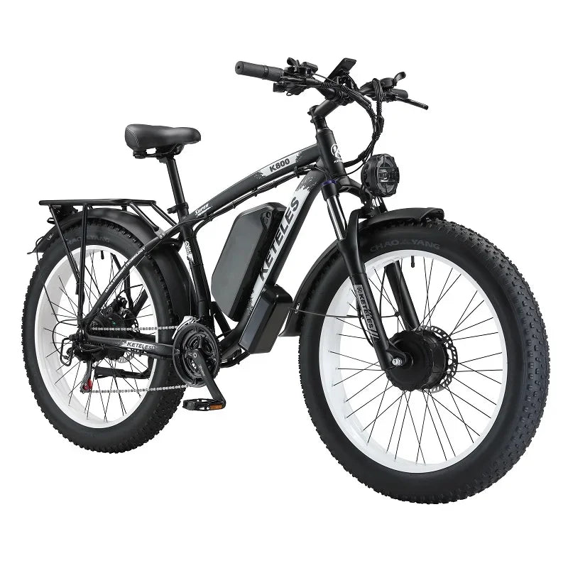 Keteles K800 2000W Fat Tire Bike Electric Mountain Bike - 2 Power Options Available!