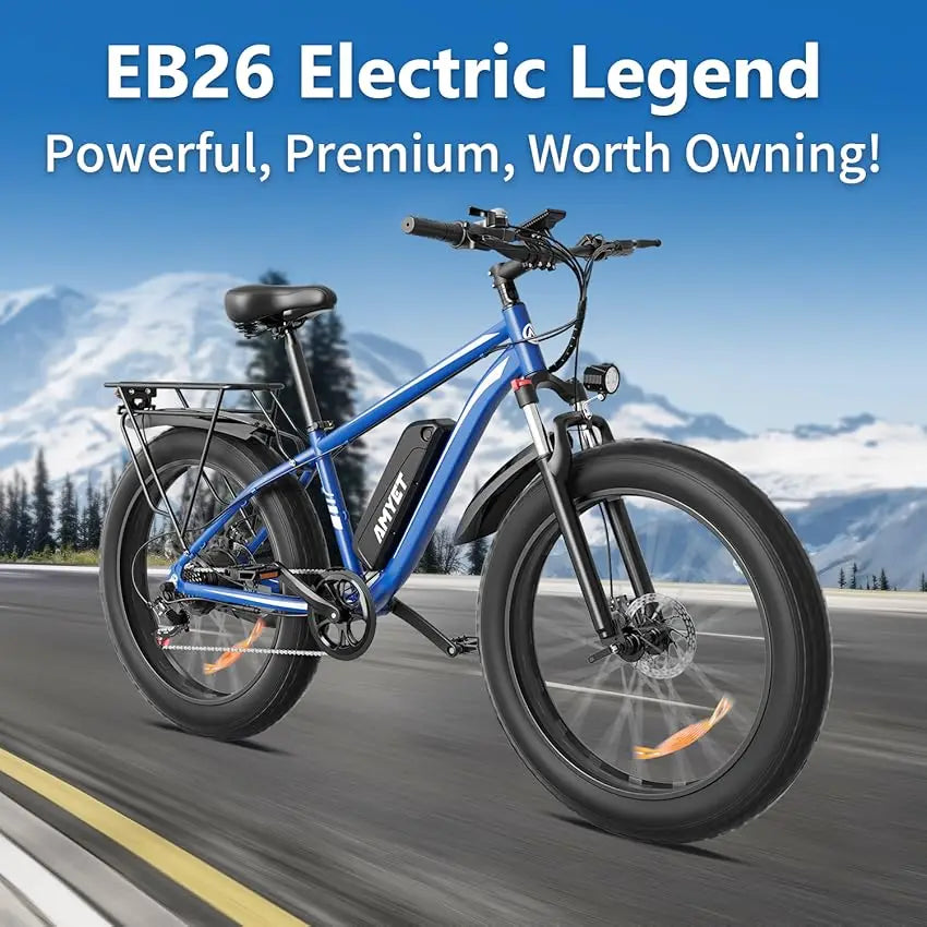 AMYET 1000w EB26 Fat Tire Hight Performance Electric Mountain Bike