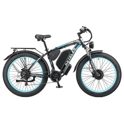 Keteles K800 2000W Fat Tire Bike Electric Mountain Bike - 2 Power Options Available!